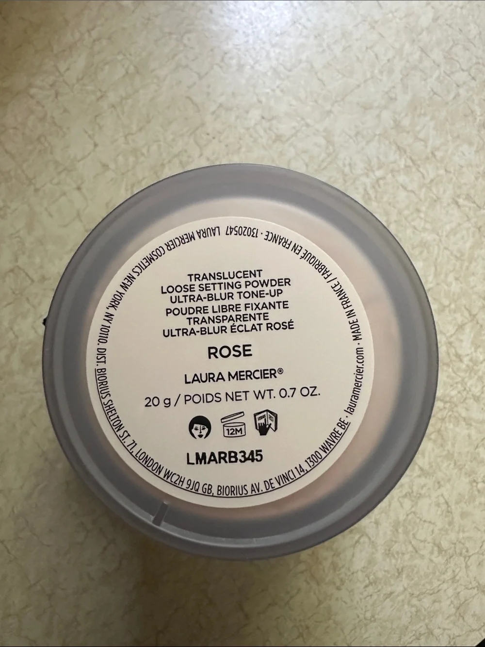 Translucent Loose Setting Powder Loose Ultra Blur Tone Up Laura Mercier - Rose
